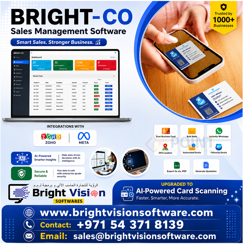 BRIGHT CO SALES MANAGEMENT CRM WITH AI