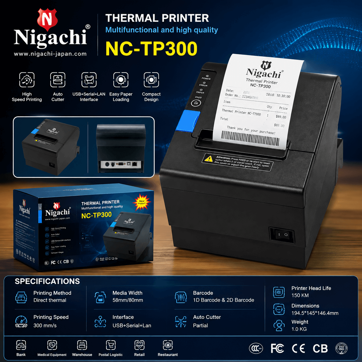 pos printer billing printer cashier printer